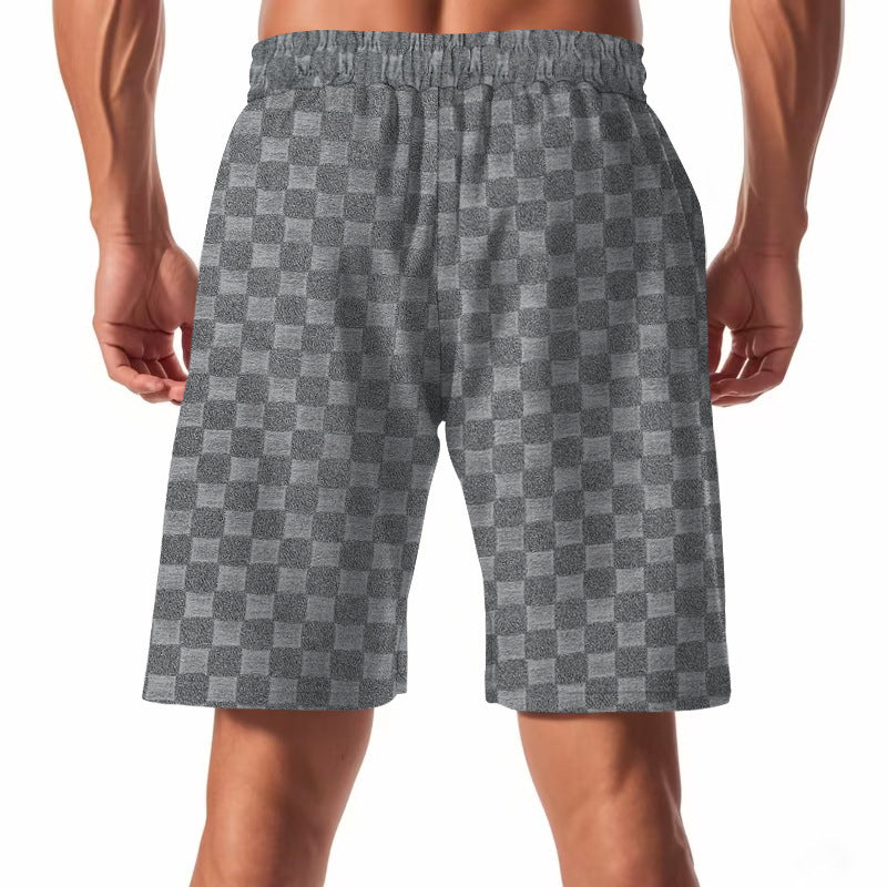 Herren Sport Shorts Elastisch Mit Seitentaschen