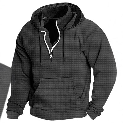 Herren Kapuzenpullover Strukturiert Praktisch Sportlich