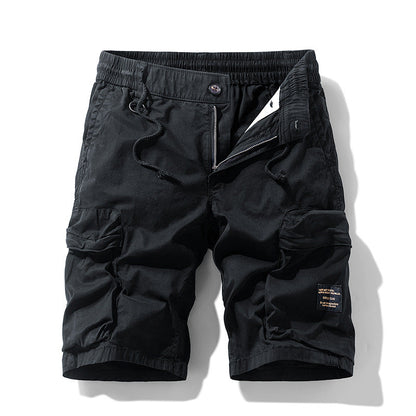 Herren Cargo Shorts Bequem Mit Seitentaschen