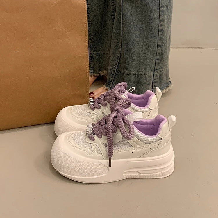 Damen Sneaker Leicht Modisch Komfort Sohle