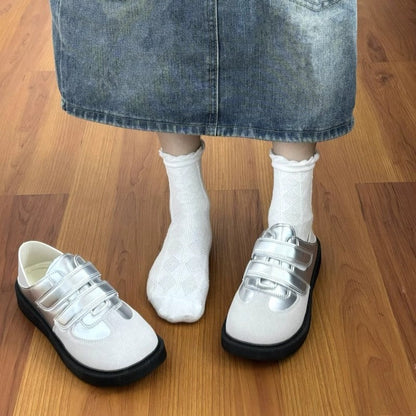 Damen Sneaker Atmungsaktiv Klettverschluss Bequem - BerlinGlamour