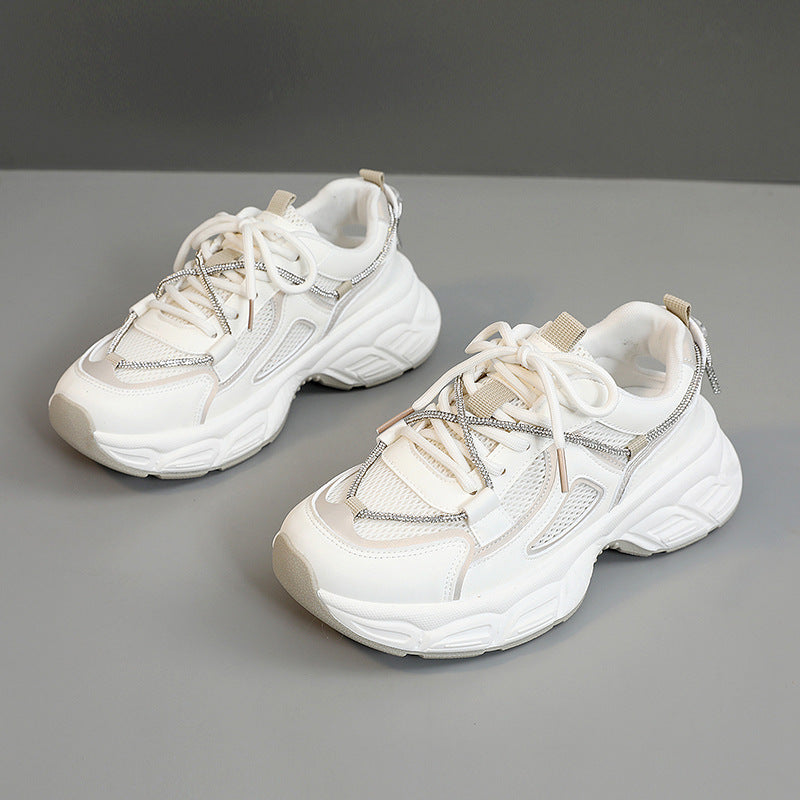 Damen Sneaker Chunky Sport Mesh Schuhe Modisch