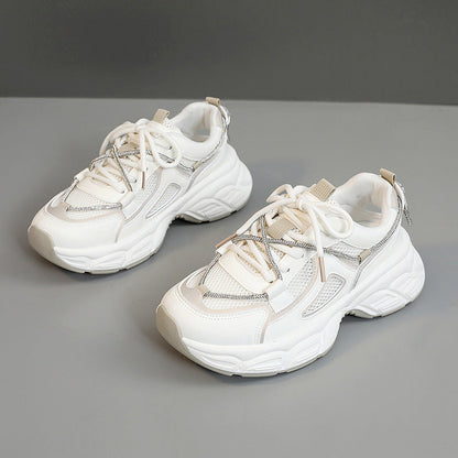 Damen Sneaker Chunky Sport Mesh Schuhe Modisch