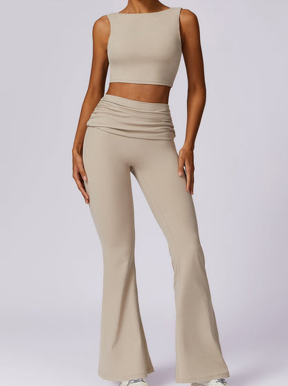 Hohe Leggings mit Gummibund Damen Stretch