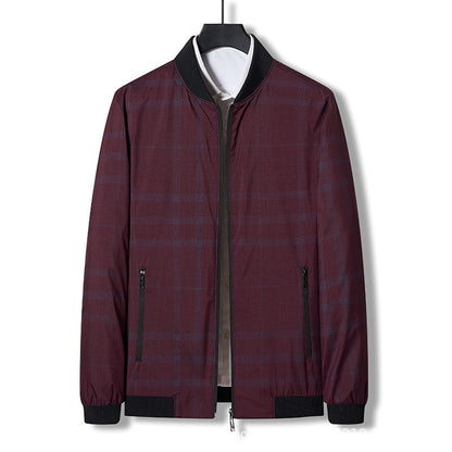 Herren Check-Jacke Modern Funktional