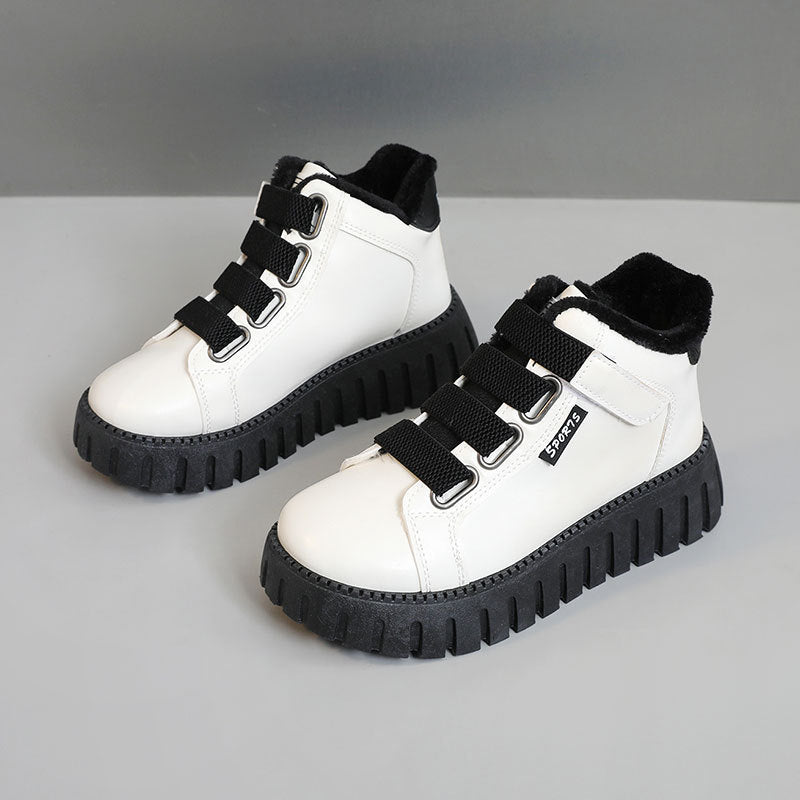 Damen Sneaker High-Top Warm Gefüttert Rutschfest