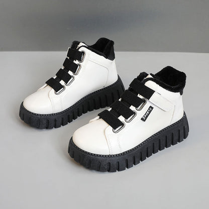 Damen Sneaker High-Top Warm Gefüttert Rutschfest