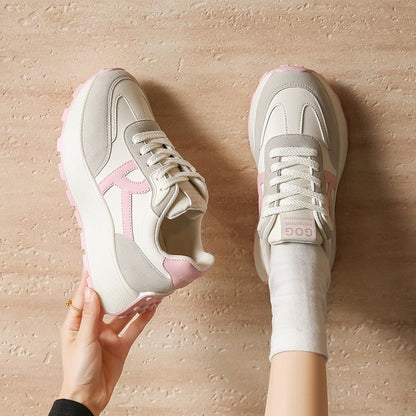 Damen Plateau Sneaker Sportlich Komfortabel Größe 36-41