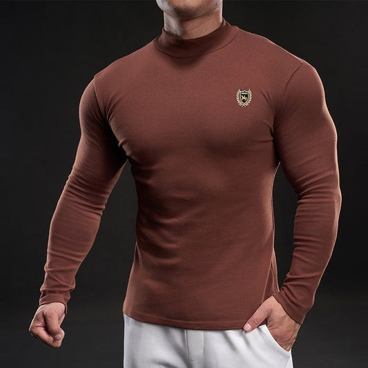 Herren Langarmshirt Kompressionsbekleidung Sportlich - BerlinGlamour