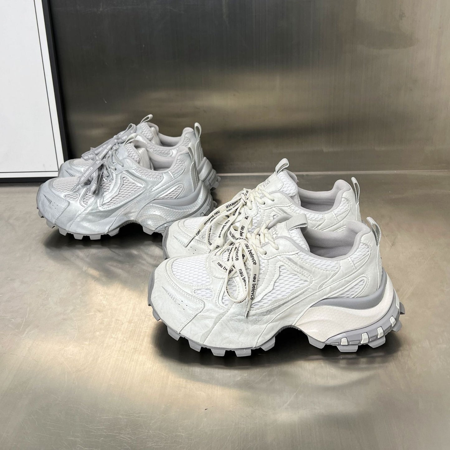 Damen Sportsneaker Laufschuhe Atmungsaktiv Griffig