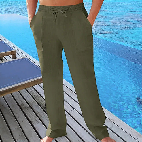 Herren Strandhose Leichte Sommerhose Bequem