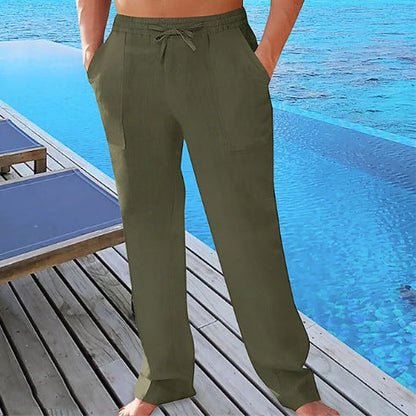 Herren Strandhose Leichte Sommerhose Bequem