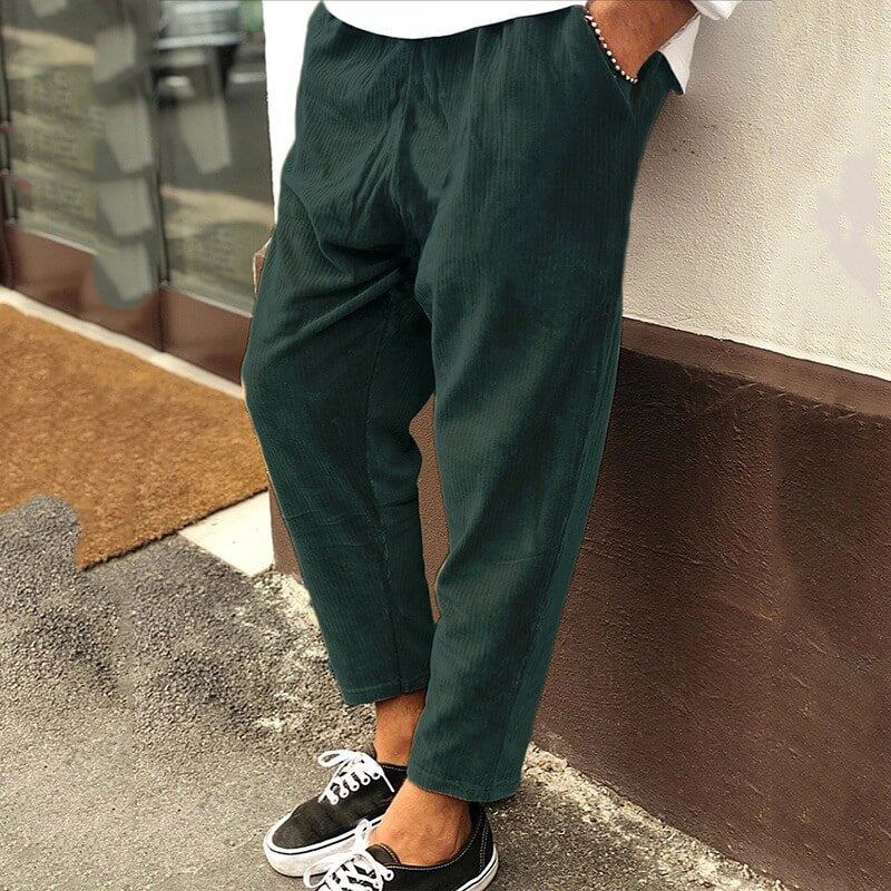 Bequeme Herren Kordhose Lässig Elegant