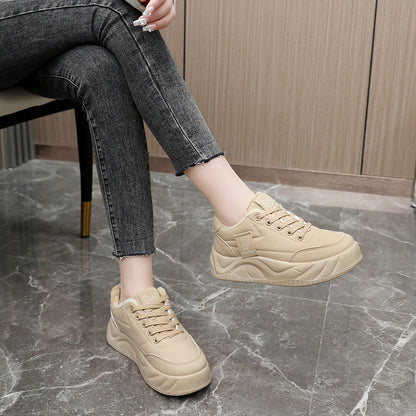Damen Sneaker Warm Innenfutter Robust Profilsohle Moderne