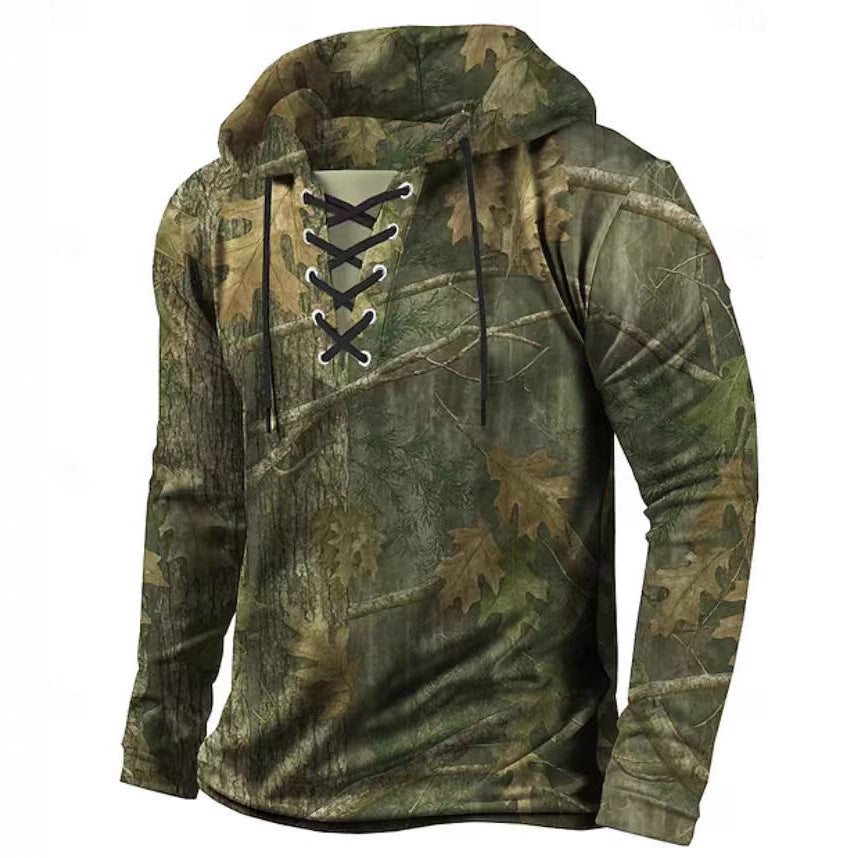 Herren Sweatshirt Hoodie Wabenmuster Trendig Modern