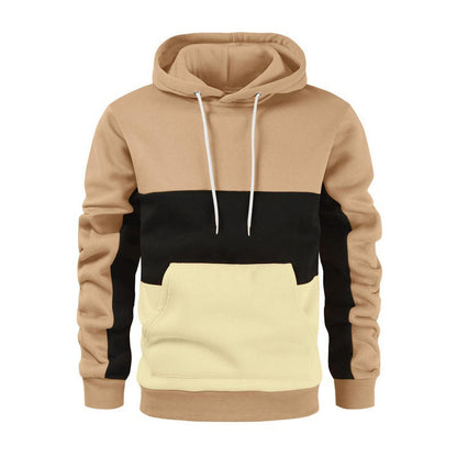 Herren Sportpullover Kapuzenpulli Farbblock Design Modern