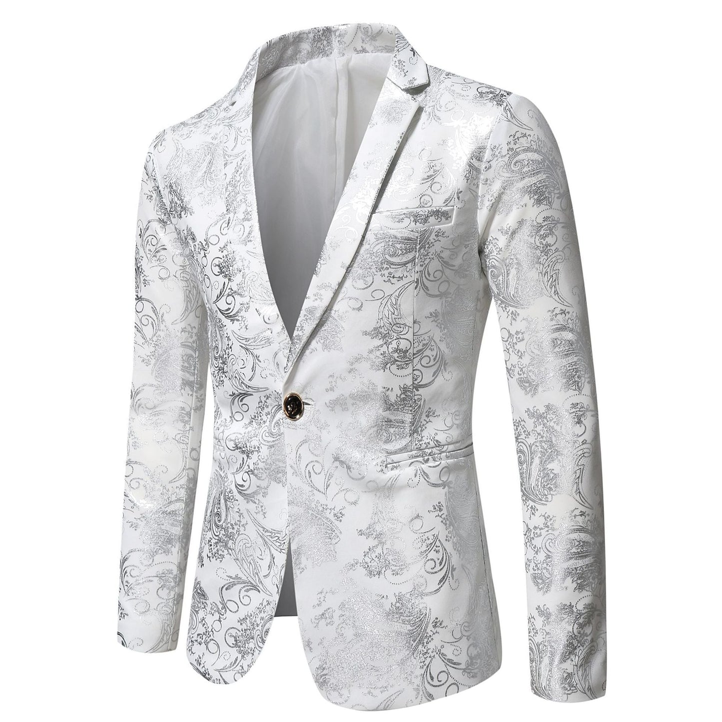 Herren Blazer Elegant Mit Muster Luxus Design
