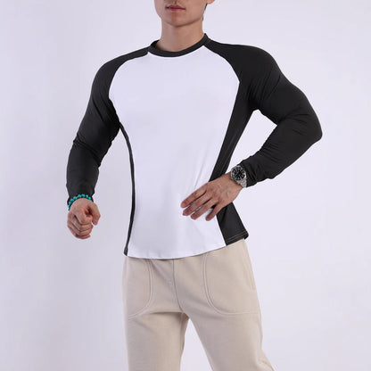 Herren Langarmshirt Sport Atmungsaktiv Ergonomisch