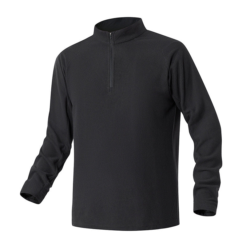 Herren Funktionsshirt Atmungsaktiv Halbzipper Sportlich