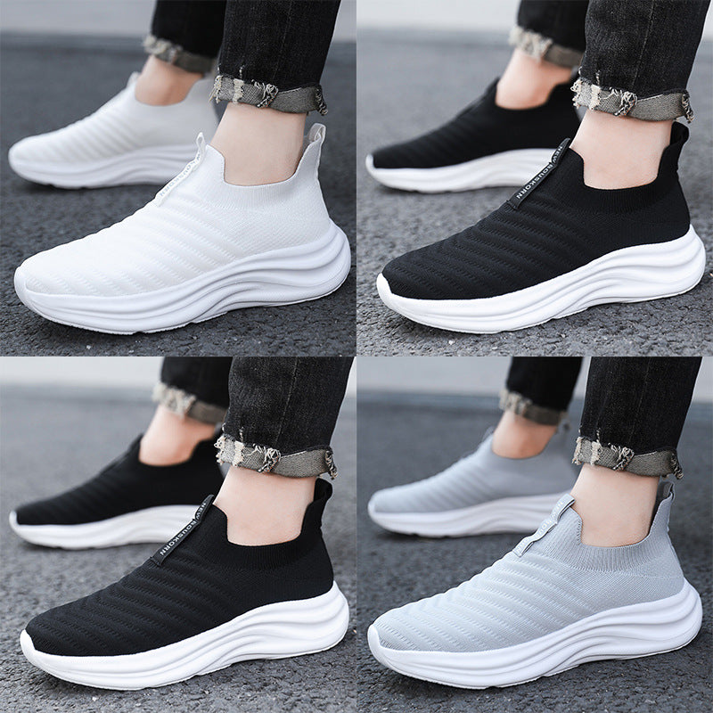 Damen Sneaker Bequem Slip-On Weich Laufsohle Komfort