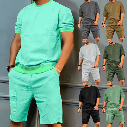 Herren Freizeit-Set atmungsaktiv Baumwolle Bequem