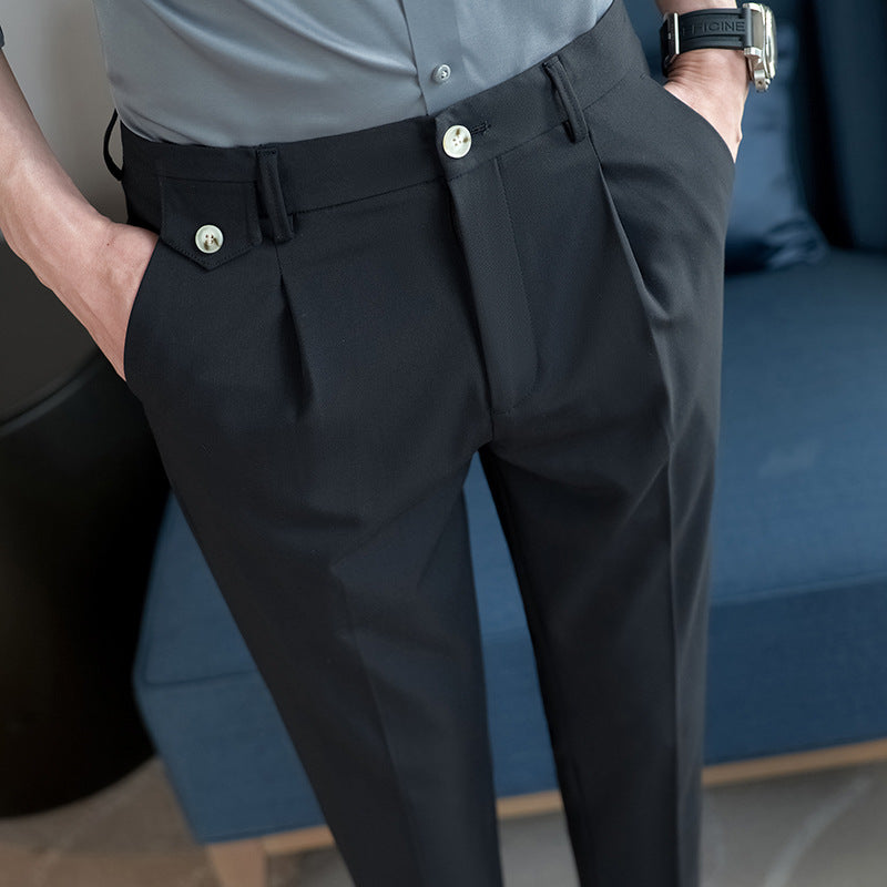 Herren Anzughose Slim Fit Modern
