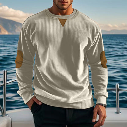 Herren Pullover Rippstrick Klassisch Elegannt