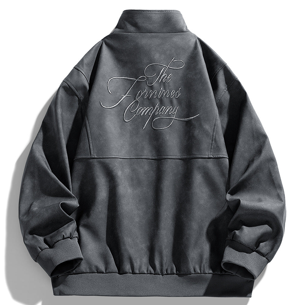 Herren Übergangsjacke Lässig Modern mit Reißverschlusstaschen