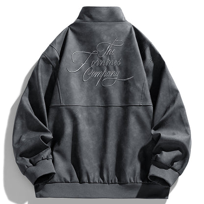 Herren Übergangsjacke Lässig Modern mit Reißverschlusstaschen