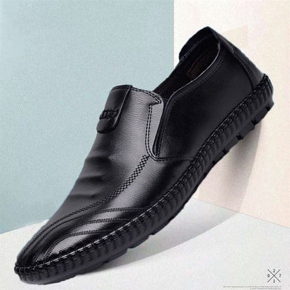 Herren Lederschuhe Braun Elegant Schuhe