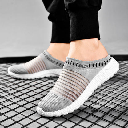 Damen Sneaker Bequem Atmungsaktiv Slip-OnSchuhe