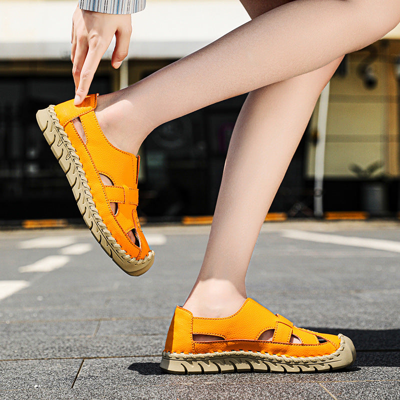 Damen Sandalen Bequem Atmungsaktiv Rutschfest Sommer
