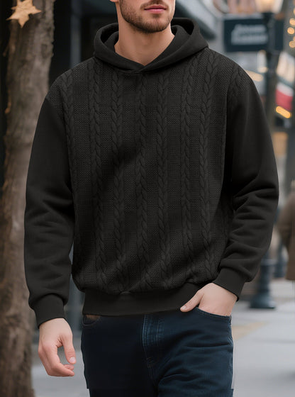 Herren Kapuzensweater Strick Modern Sportlich