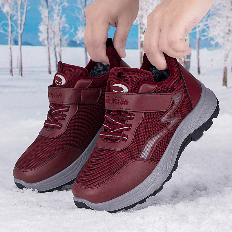 Damen Sneaker Warm Thermo rutschfest Winter