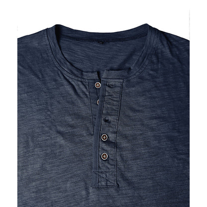 Herren Langarmshirt Knopfverschluss Modern Berlin_Style
