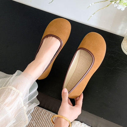 Damen Ballerinas Bequem Elegant Rutschfest