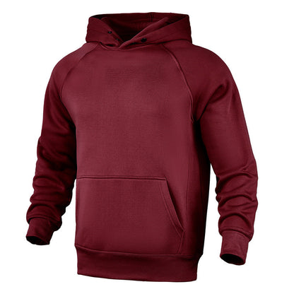 Herren Kapuzenpullover Weich Fleece Kängurutasche Modern