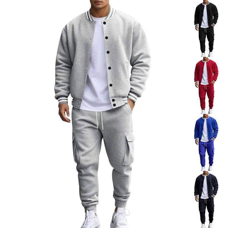 Herren Jogginganzug Bequem Mit Taschen Trendy