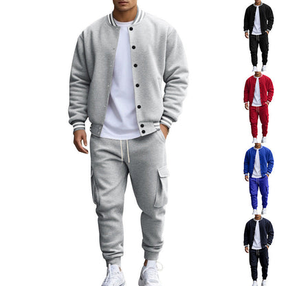 Herren Jogginganzug Bequem Mit Taschen Trendy