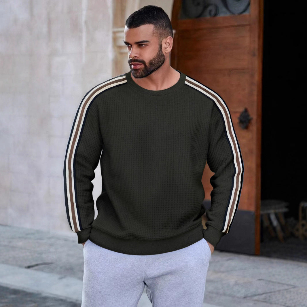 Herren Sweatshirt Sportlich mit Streifen Modern