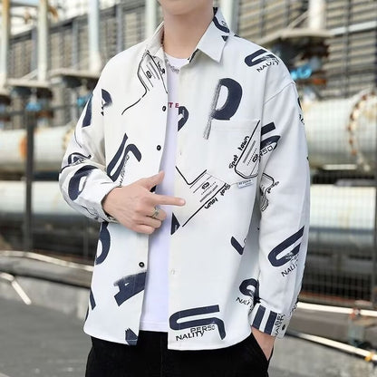 Herren Hemd Grafik Druck Berlin Style - BerlinGlamour
