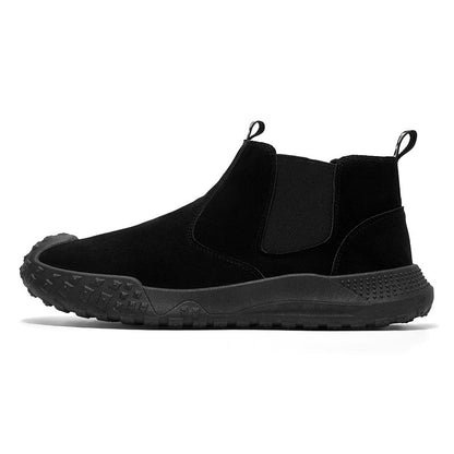 Damen Chelsea Boots rutschfest Flexibel Schwarze Stiefel