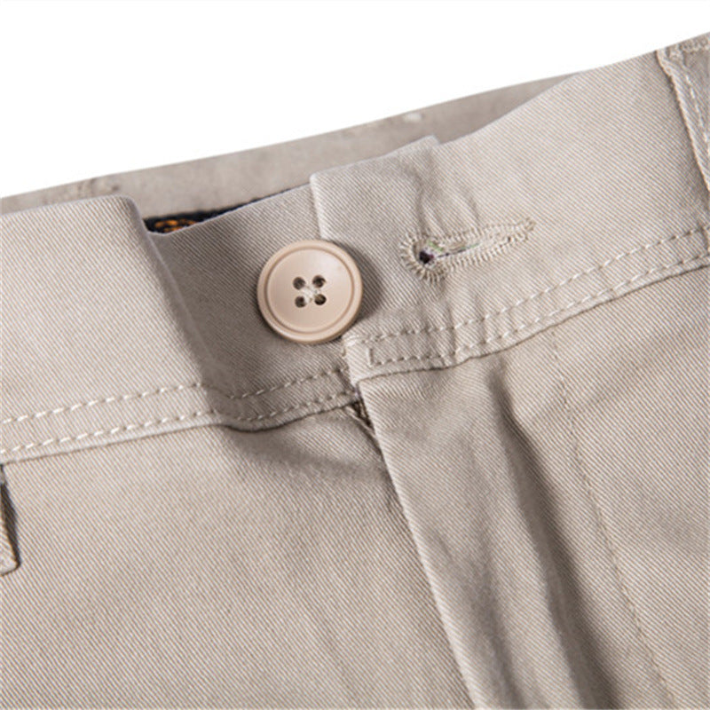 Herren Chino-Hose Slim Fit Elastisch Modern