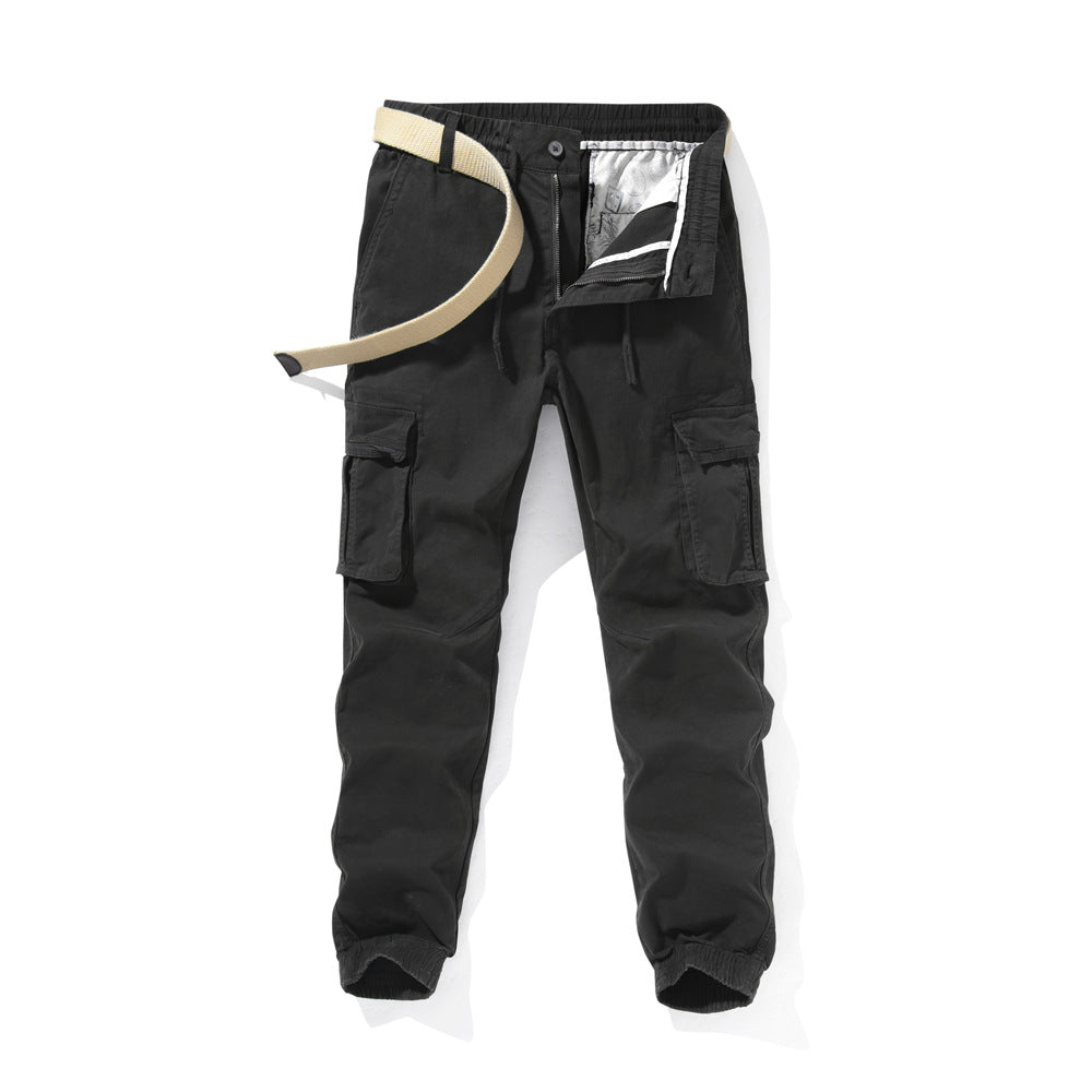 Herren Cargo-Hose Elastisch Praktisch Viel Taschen