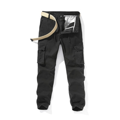 Herren Cargo-Hose Elastisch Praktisch Reißverschluss