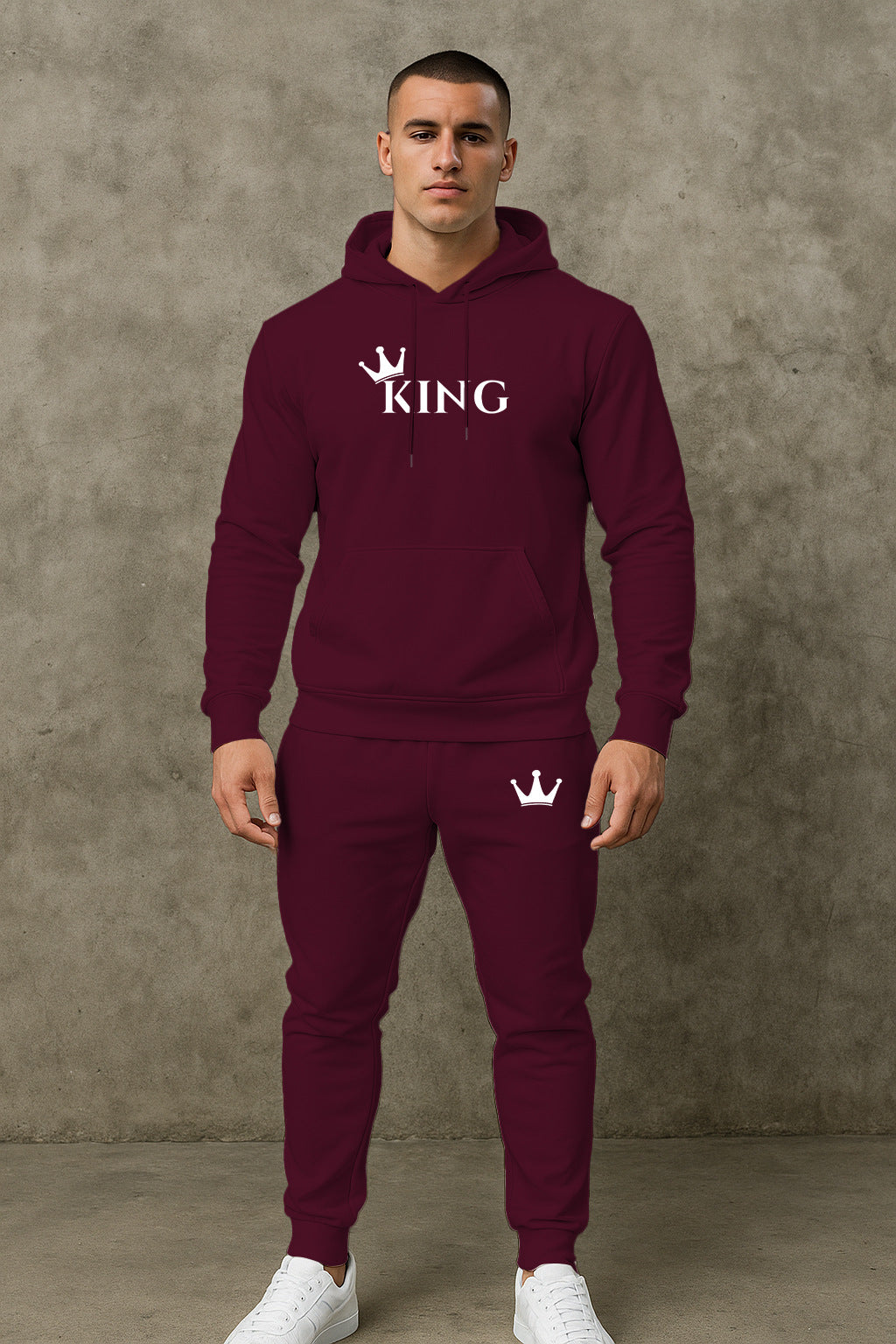 Herren Hoodie Jogginghose Set Hochwertig Sportlich