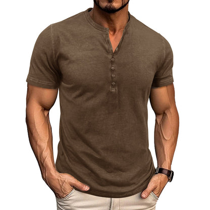 Frauen Bluse Rundhals Kurzarm Vintage Stil