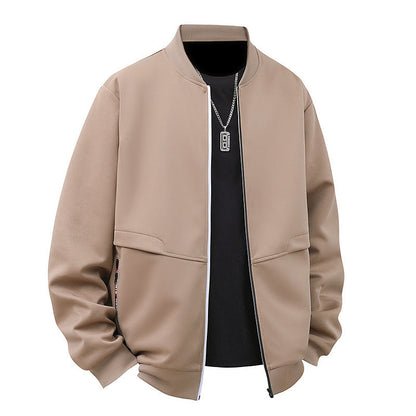 Herren Bomberjacke Sportlich Funktionale Taschen Modern