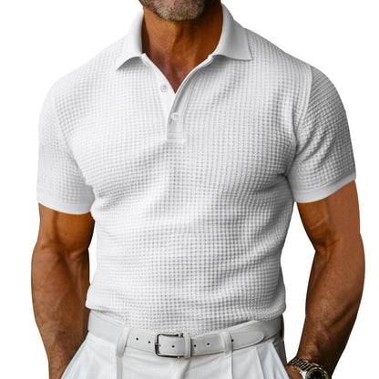 Herren Poloshirt atmungsaktiv Struktur Optik Berlin