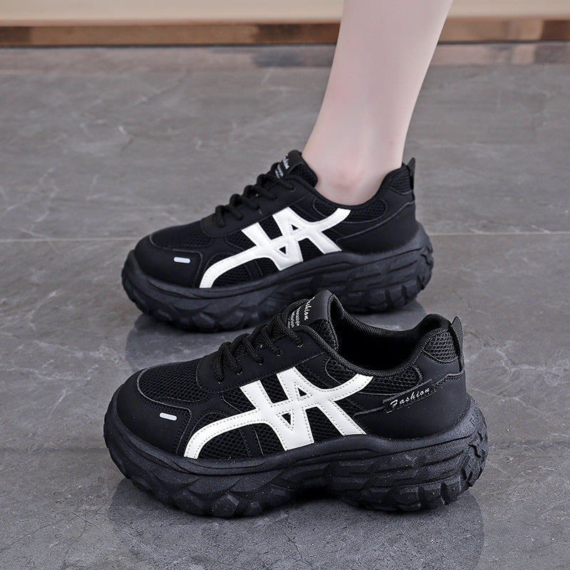 Damen Sneaker Chunky atmungsaktiv mit Stoßdämpfung
